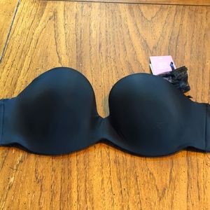 H&M black strapless bra